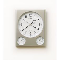 Часы настенные Ledfort ТЕ 17-2 с гигрометром и термометром